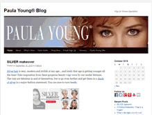 Tablet Screenshot of blog.paulayoung.com